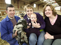 Lambing season, every Easter at Blaze Farm